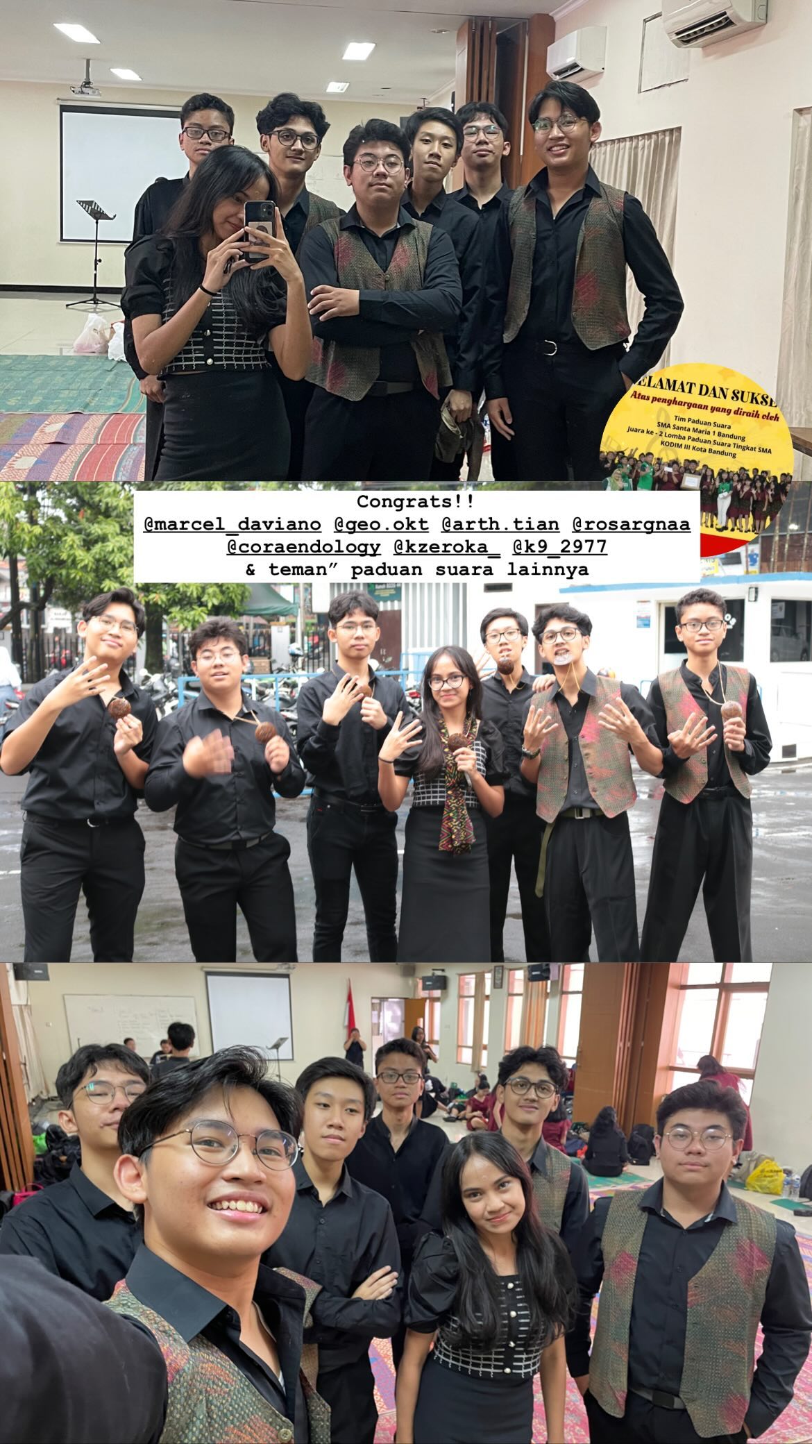 Juara 2 Lomba Paduan Suara KODIM III Bandung